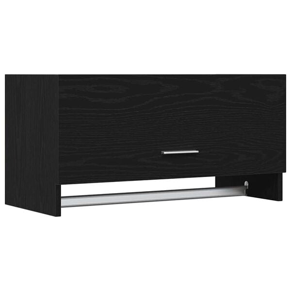 vidaXL Armoire Ch&ecirc;ne noir 70 x 32,5 x 35 cm Bois d'ing&eacute;nierie