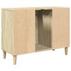 vidaXL Meuble d'&eacute;vier ch&ecirc;ne sonoma 80x33x60 cm bois d'ing&eacute;nierie