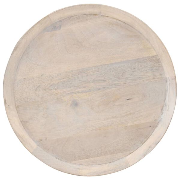 vidaXL Table d'appoint &Oslash;60x75 cm Bois de manguier massif