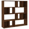 vidaXL Biblioth&egrave;que/S&eacute;parateur de pi&egrave;ce Ch&ecirc;ne marron 105x24x102 cm