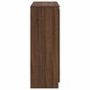 vidaXL Buffet tiroirs ch&ecirc;ne marron 100,5x35x98,5 cm bois d'ing&eacute;nierie