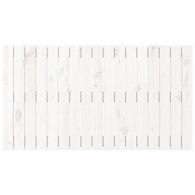 vidaXL Tête de lit murale Blanc 108x3x60 cm Bois massif de pin