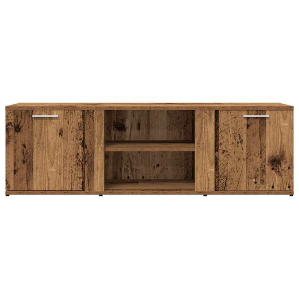 vidaXL Meuble TV vieux bois 120x34x37 cm bois d'ing&eacute;nierie