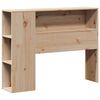 vidaXL Lit biblioth&egrave;que sans matelas 100x200 cm bois massif de pin