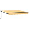 vidaXL Auvent r&eacute;tractable Sable 4,5 &times; 3 m 100% Polyester et Aluminium