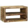 vidaXL Meuble TV Marron 60 x 32 x 36 cm Bois de manguier massif