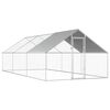 vidaXL Poulailler d'ext&eacute;rieur 2,75 x 6 x 1,92 m Acier galvanis&eacute;