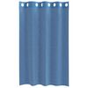 vidaXL Rideaux en voile avec œillets 2 pcs bleu royal