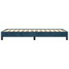 vidaXL Cadre de lit sans matelas bleu fonc&eacute; 90x190 cm velours
