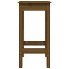 vidaXL Ensemble de bar 5 pcs Marron miel Bois de pin massif