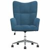vidaXL Chaise de relaxation Bleu Velours
