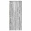 vidaXL Buffet sonoma gris 29,5x34x76 cm bois d'ing&eacute;nierie