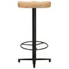 vidaXL Tabourets de bar lot de 2 76 cm bois de manguier massif