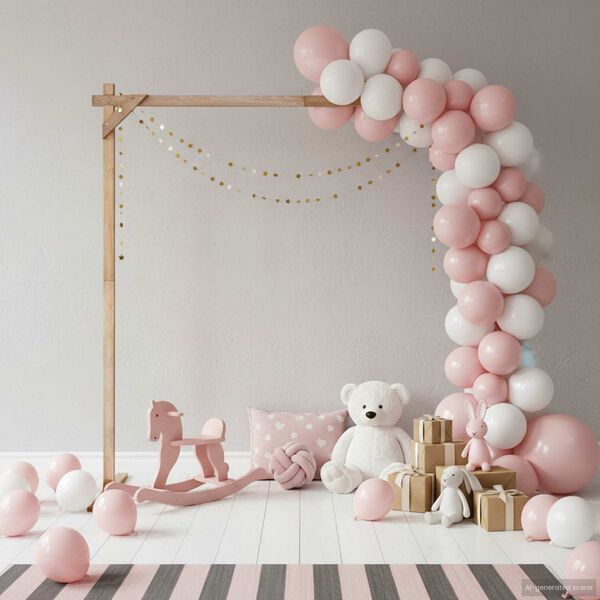 vidaXL Arche de mariage Marron Clair 225 x 95 x 226 cm