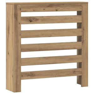 vidaXL Cache-radiateur ch&ecirc;ne artisanal 78x20x82 cm bois d'ing&eacute;nierie