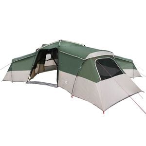 vidaXL Tente familiale avec toit Vert 833 x 585 x 216 cm taffetas