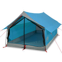 vidaXL Tente de camping 2 personnes bleu 193x122x96 cm taffetas 185T
