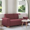 vidaXL Canap&eacute; 2 places Rouge vin 180x78x84 cm Tissu