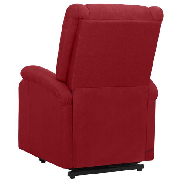 vidaXL Fauteuil Rouge bordeaux Tissu