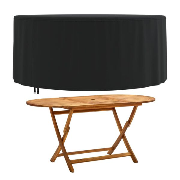 vidaXL Housses de salon de jardin 2 pcs &Oslash; 182x71 cm 420D tissu oxford