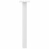 vidaXL Pieds de table basse 4 pi&egrave;ces Blanc 30 cm Acier