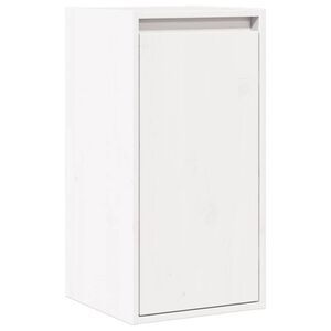 vidaXL Armoire murale Blanc 30x30x100 cm Bois de pin massif
