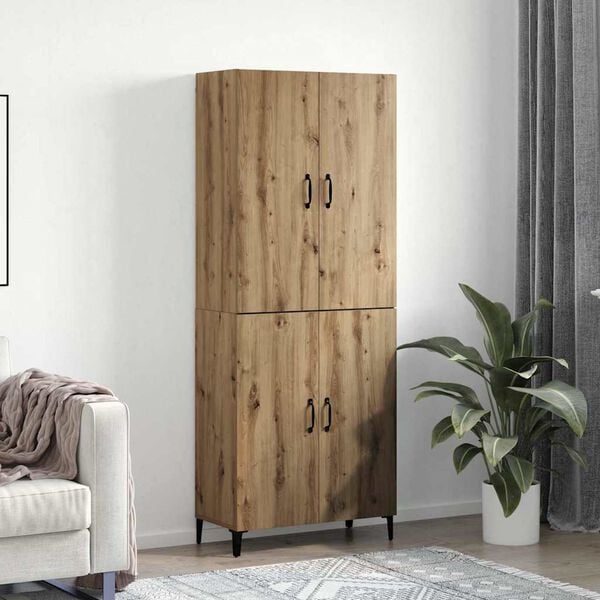vidaXL Haut Armoire 2 pcs Ch&ecirc;ne artisanal Bois d'ing&eacute;nierie