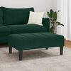 vidaXL Repose-pied vert fonc&eacute; 77x55x31 cm velours
