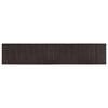 vidaXL Tapis rectangulaire marron fonc&eacute; 60x300 cm bambou