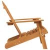 vidaXL Chaise de jardin Adirondack Bois d'acacia massif