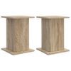vidaXL Support de Plante 2 pcs Ch&ecirc;ne Sonoma 30,5 x 30 x 43 cm