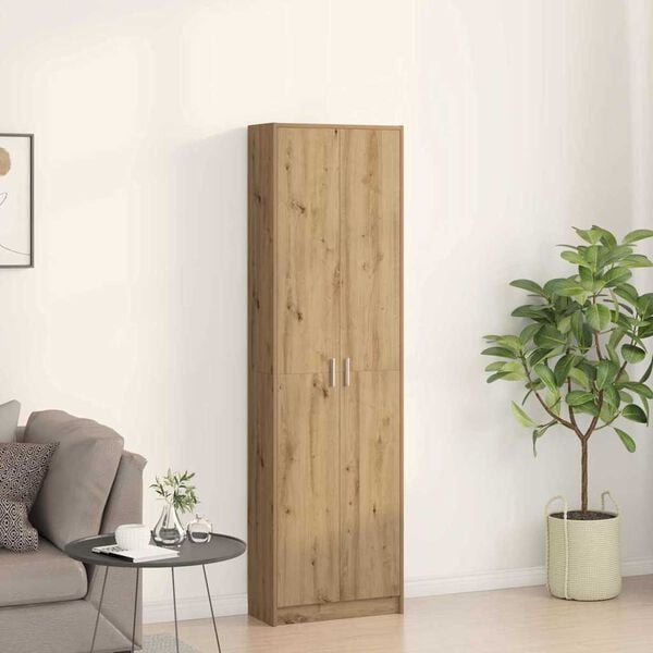 vidaXL Armoire Ch&ecirc;ne artisanal 55 x 25 x 189 cm Bois d'ing&eacute;nierie