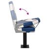 vidaXL Ensemble de si&egrave;ges de bateau pliables lot de 2 dossier haut