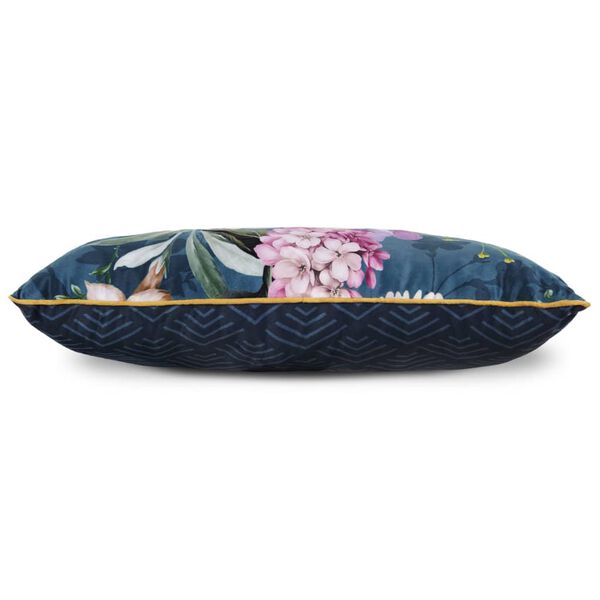 Descanso Oreiller d&eacute;coratif NOVARA 30x60 cm Bleu p&eacute;trole