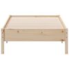 vidaXL Cadre de lit sans matelas 90x200 cm bois de pin massif
