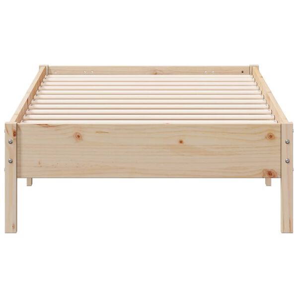 vidaXL Cadre de lit sans matelas 90x200 cm bois de pin massif