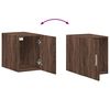 vidaXL Armoire de rangement mince ch&ecirc;ne marron 30x42,5x225 cm