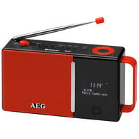 AEG Radio numérique DAB+ DAB 4158 rouge et noir