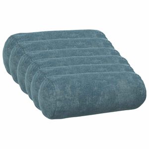 vidaXL Housse de coussin 6 pcs HEERLEN Bleu &Oslash; 15 x 40 cm
