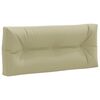 vidaXL Coussin de dossier de palette VIANEN 100 % polyester Vert clair