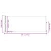 vidaXL Auvent lat&eacute;ral r&eacute;tractable de patio 180x500 cm Gris
