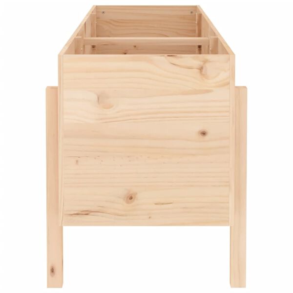 vidaXL Lit surélevé de jardin 160x50x57 cm bois de pin massif