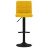 vidaXL Tabourets de bar lot de 2 jaune moutarde velours