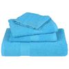 vidaXL Serviettes de douche FROGN 10pcs turquoise 70x140cm 360 g/m&sup2;