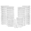 vidaXL Serviettes pour invit&eacute;s 50 pcs Coton 350 g/m&sup2; 30x30 cm Blanc