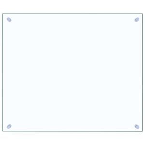 vidaXL Dosseret de cuisine Transparent 70x60 cm Verre tremp&eacute;