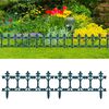 vidaXL Bordures de jardin 16 pcs Vert 10 m PP