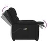 vidaXL Fauteuil de massage Noir Tissu