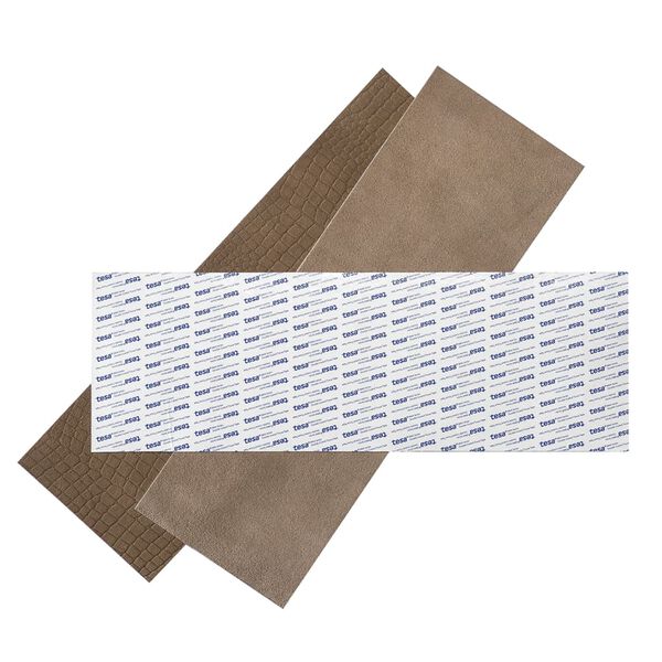 WallArt Panneaux muraux en cuir Austin Marron pur 16 pcs