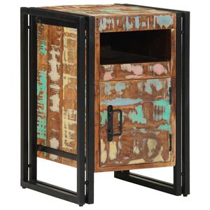 vidaXL Table de chevet 40x40x59 cm en bois massif recycl&eacute;